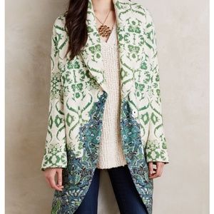 Anthropologie Sugar Pine Sweater Coat